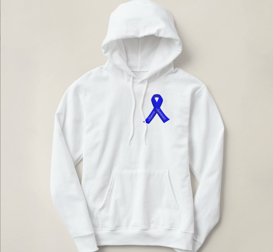 White Alopecia People Hoodie